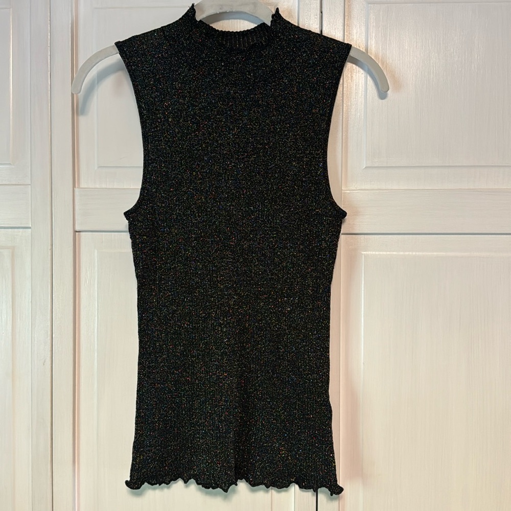 Guess Multi Color Sparkle Tank Size Medium